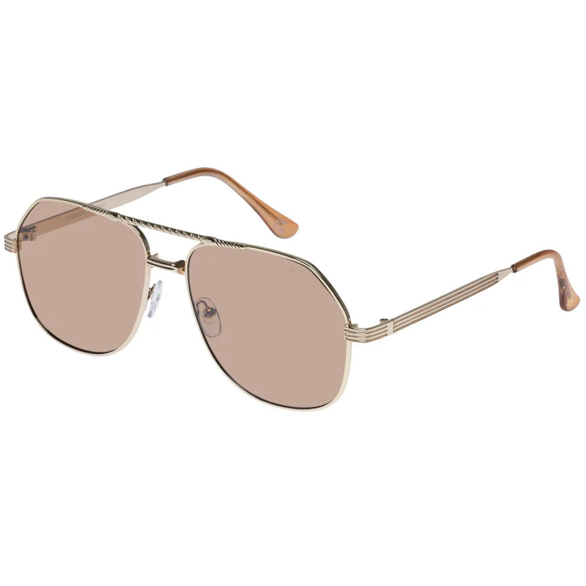 Aire Cosmos Sunglasses - Bright Gold