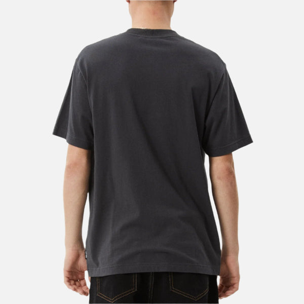 Afends Ember Retro Fit Tee - Charcoal