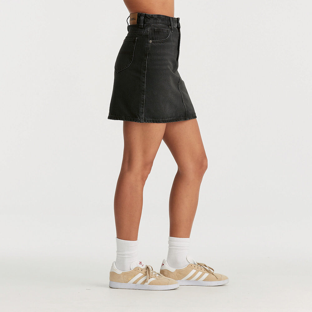 Riders Hi Girlfriend Skirt - Black Crystal