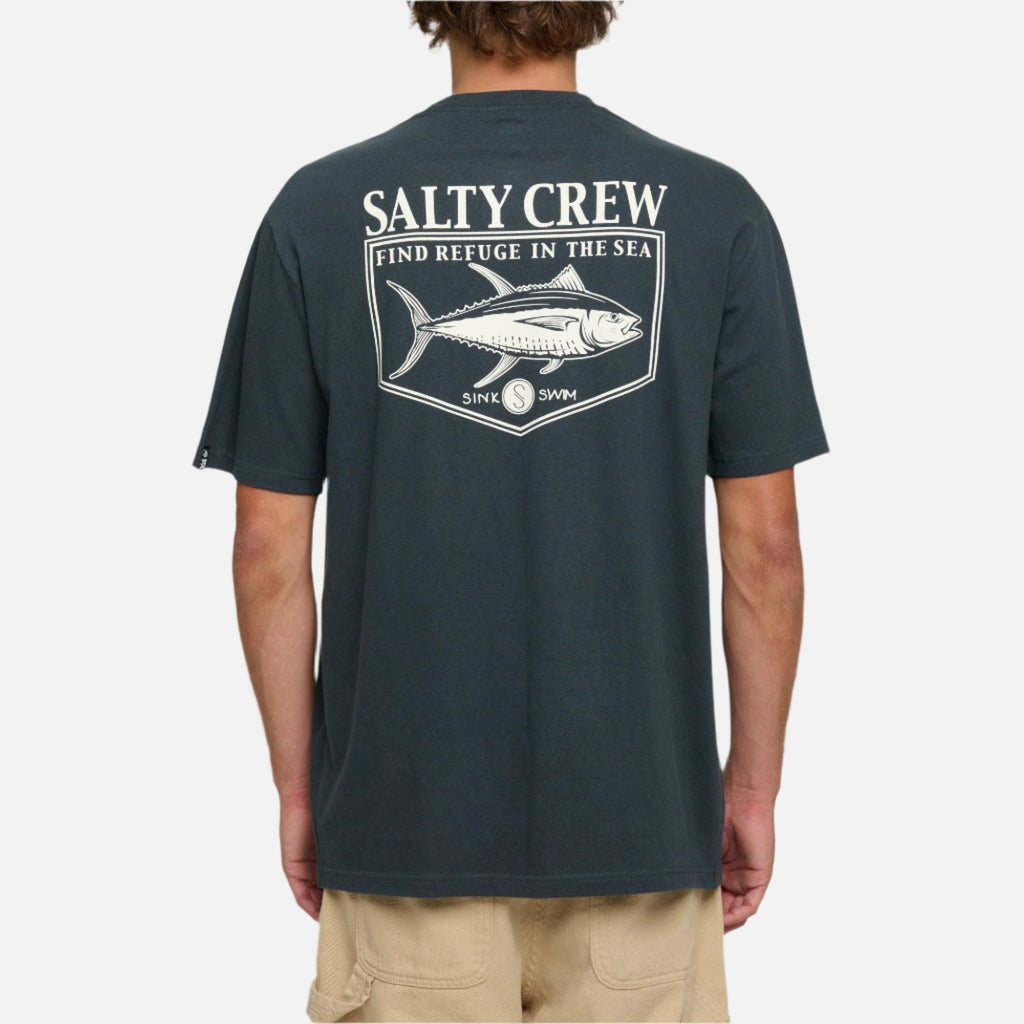 Salty Crew Angler Standard Tee - Coal