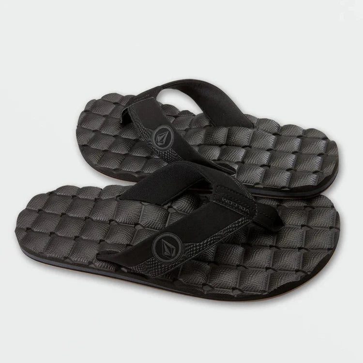 Volcom Recliner Sandals - Black