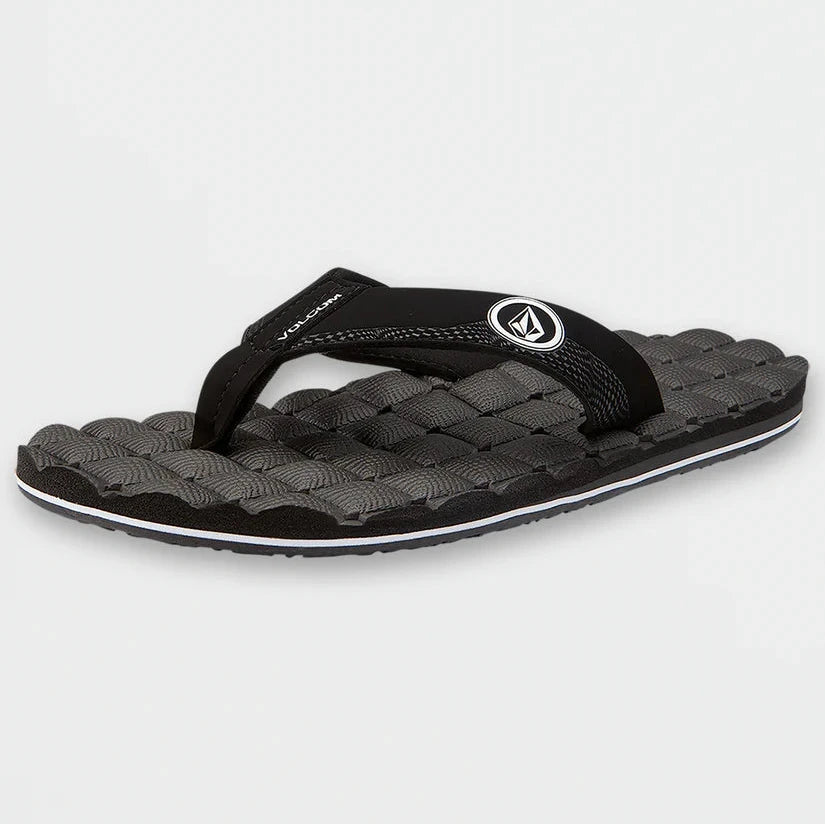 Volcom Recliner Sandals - Black/White