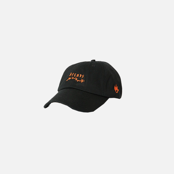 Afends Barbwire 6 Panel Cap - Black