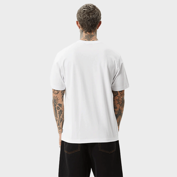 Afends Home Recycled Retro Fit Tee - White