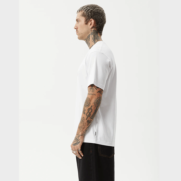 Afends Home Recycled Retro Fit Tee - White