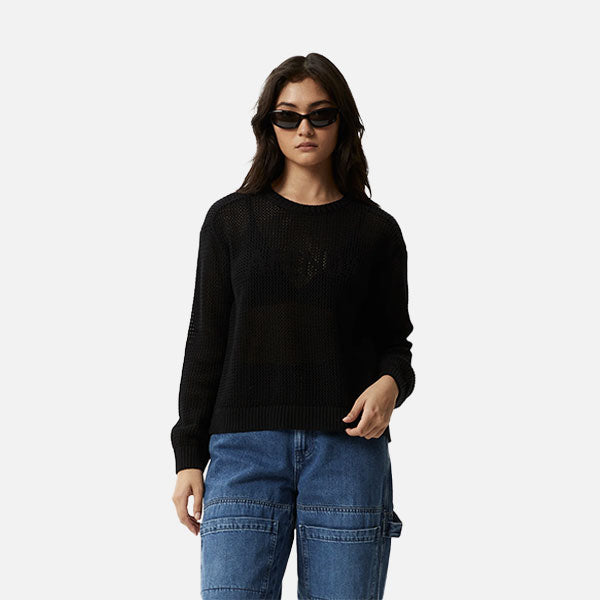 Afends Ryder Knit Jumper - Black