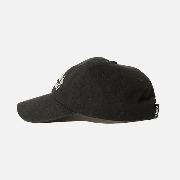 Afends Inferno Recycled Panelled Cap - Black