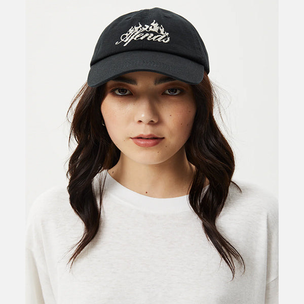 Afends Inferno Recycled Panelled Cap - Black