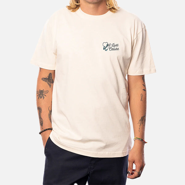 A Lost Cause Hooked V2 Tee - Bone