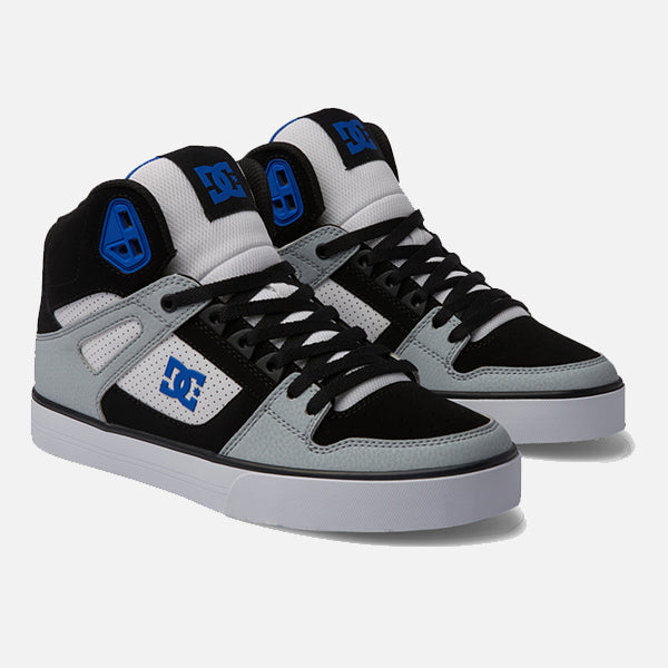 DC Pure High Top - Black/White/Blue