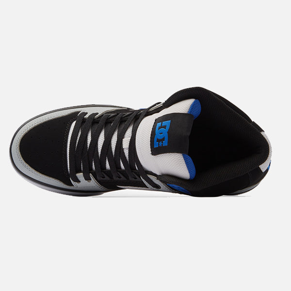 DC Pure High Top - Black/White/Blue