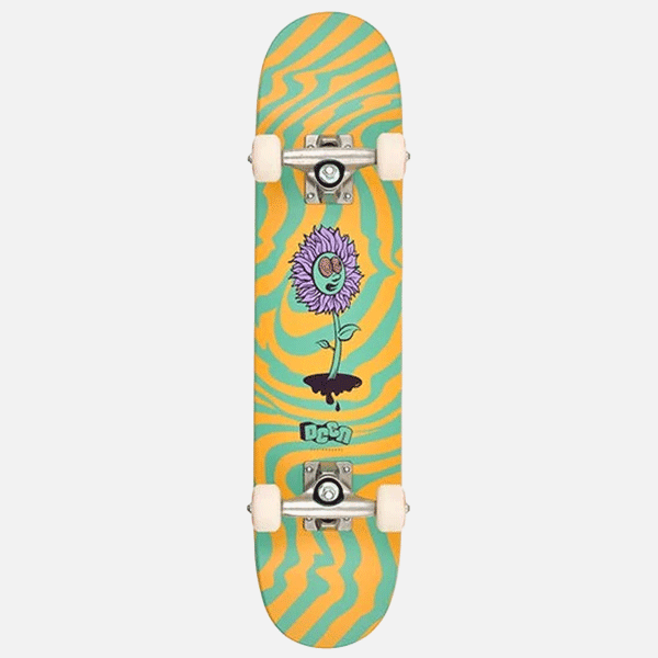 Deca Timothy Green/Yellow Kids Micro Complete Skateboard- 6.5