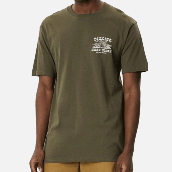 Dickies Motor Service Tee - Rinsed Moss