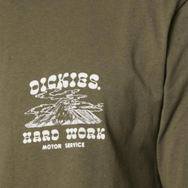 Dickies Motor Service Tee - Rinsed Moss