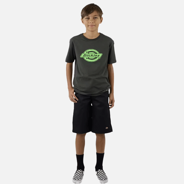 Dickies Youth Single Logo Classic Fit Tee - Dark Olive