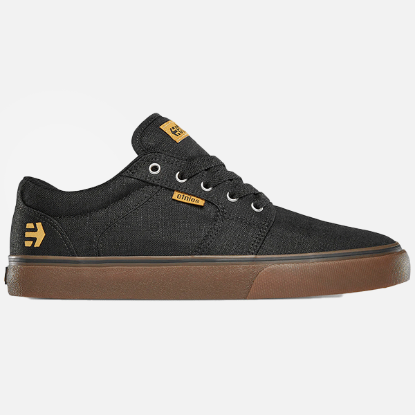 Etnies Barge LS - Black/Gum/Silver