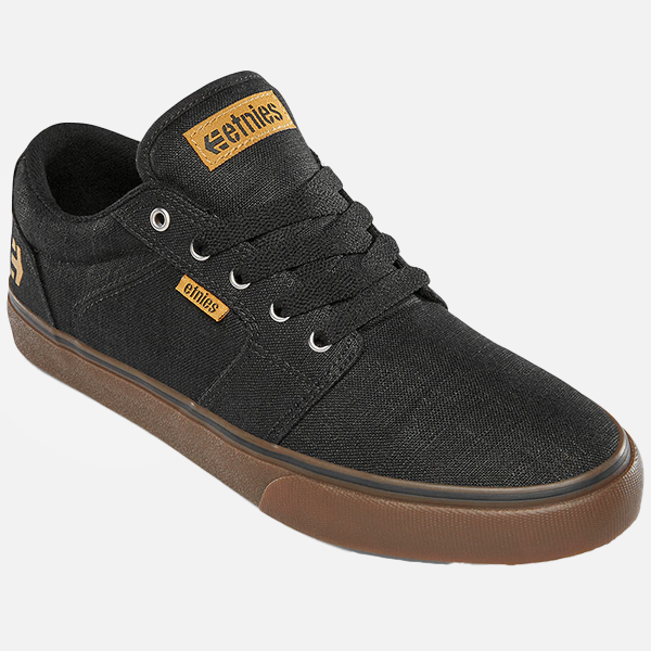 Etnies Barge LS - Black/Gum/Silver