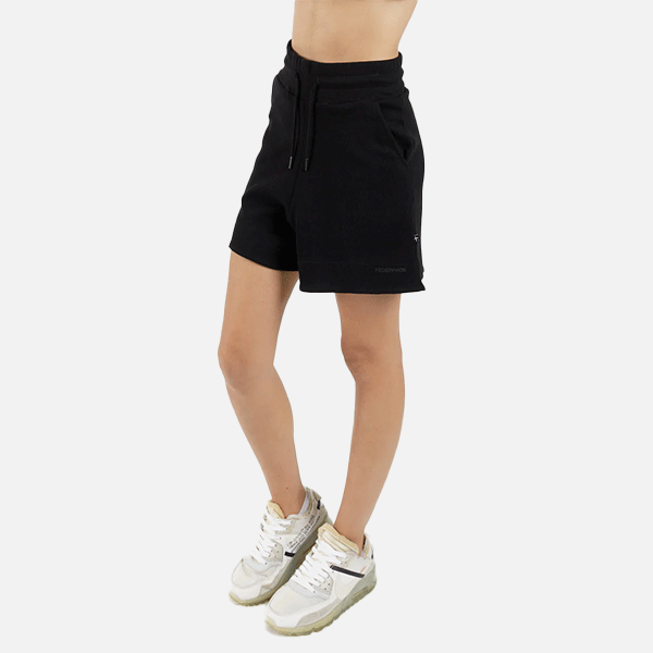 Federation Waffle Through Short - Black