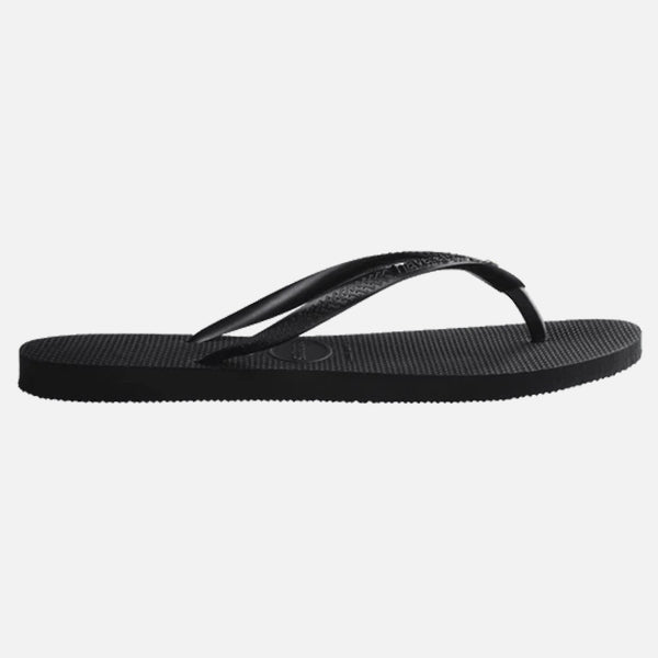 Havaianas Slim Swarovski II Crystal Flip Flops - Black