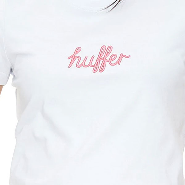 Huffer Baby Tee/Linkup - White