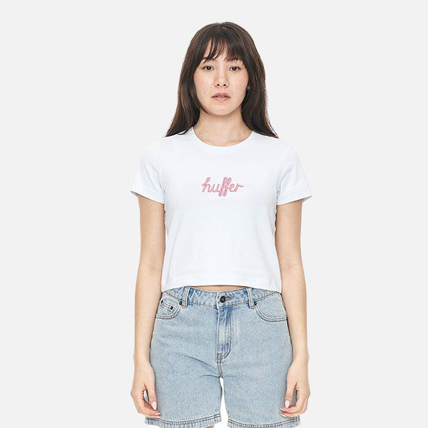 Huffer Baby Tee/Linkup - White