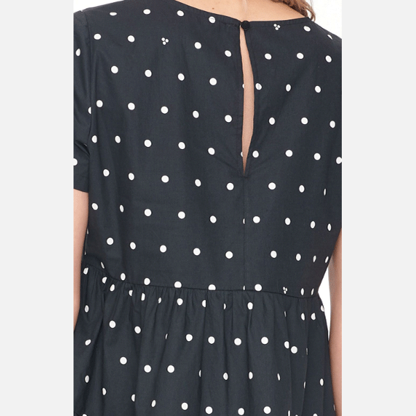 Huffer Bardot Milly Dress - Polka Dot