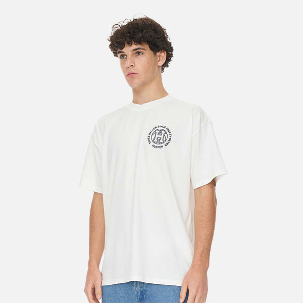 Huffer Block Tee 220/Half Court - Chalk