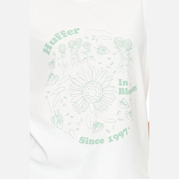 Huffer Classic Tee 170/In Bloom - Chalk