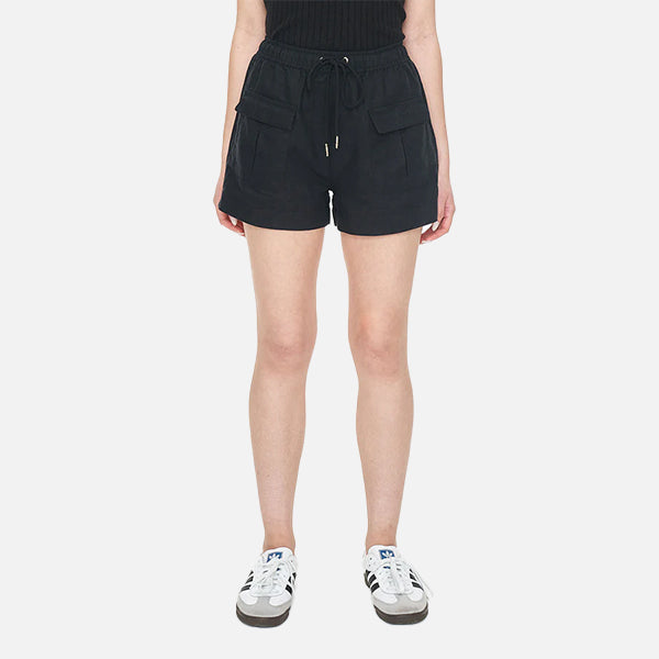 Huffer Lin-In Skipper Short - Black