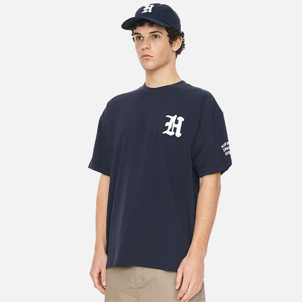 Huffer Block Tee 260 Blazon - Navy