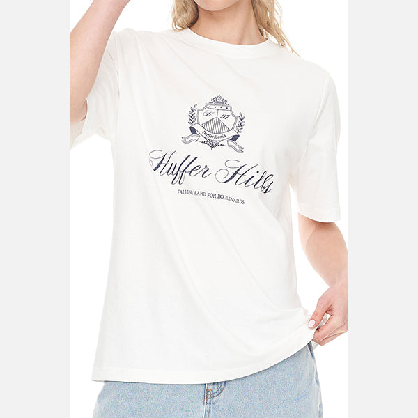 Huffer Relax Tee/The Hills - Chalk