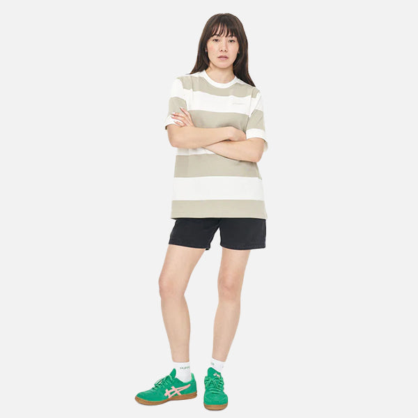 Huffer Stripe Relax Tee - Moonrock/Chalk