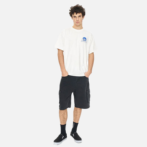 Huffer Block Tee 220/Crate Diggers - Chalk