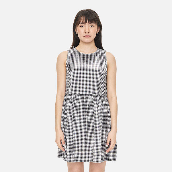 Huffer Catalina Jay Dress - Black/Ivory