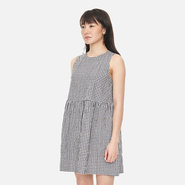 Huffer Catalina Jay Dress - Black/Ivory