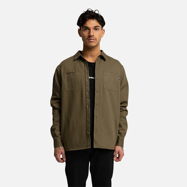 Hurley Union High Pile Jacket - Kalamata