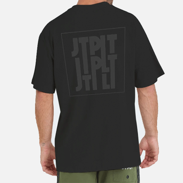 Jet Pilot Stacked Tee - Black