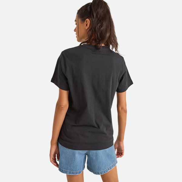 Rhythm Logo Boyfriend Tee - Black