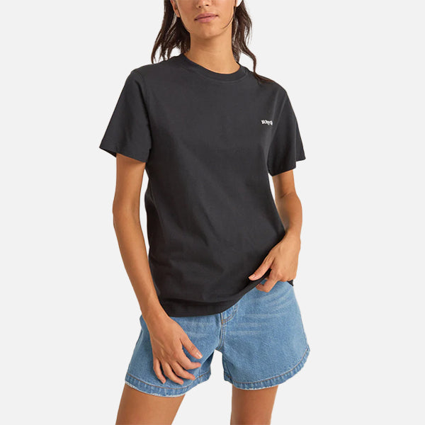 Rhythm Logo Boyfriend Tee - Black