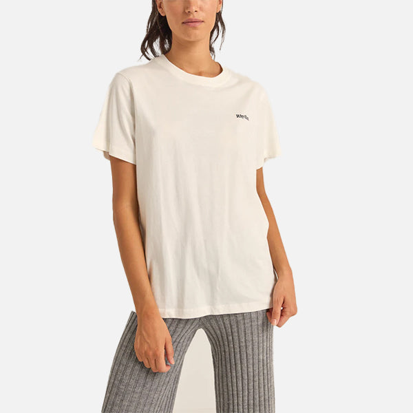 Rhythm Logo Boyfriend Tee - White