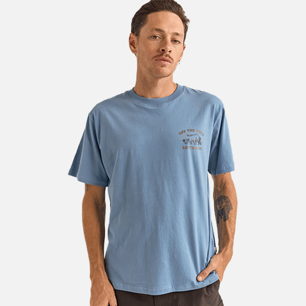 Rhythm Worn Path Tee - Sea Blue