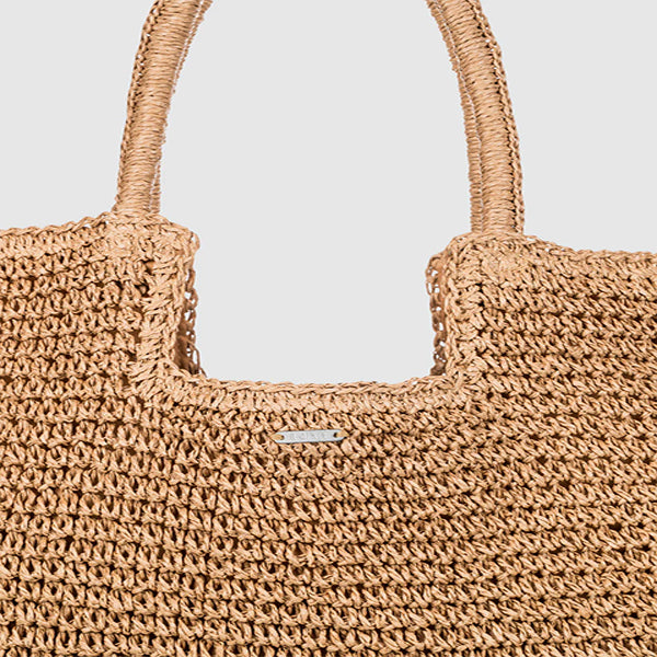 Roxy Coconut Pie Beach Bag - Natural