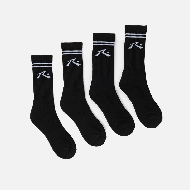 Rusty Comp Mid Calf Socks - Black