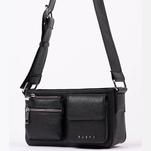 Rusty Destiny Crossbody Bag - Black