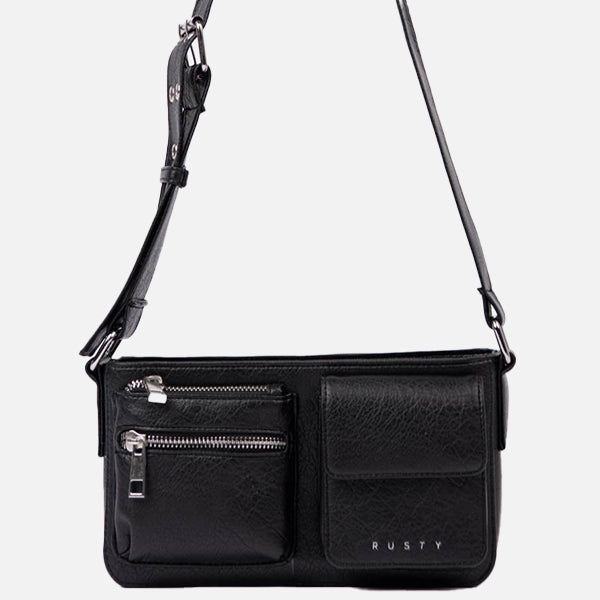 Rusty Destiny Crossbody Bag - Black