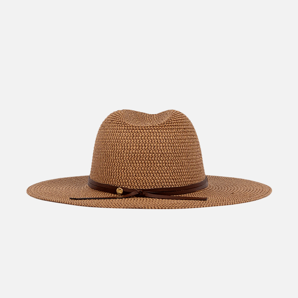 Rusty Gisele Straw Hat - Choc Honey