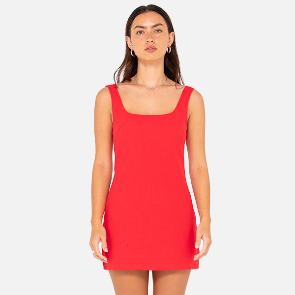 Rusty Meg Slip Dress - Fiesta Red