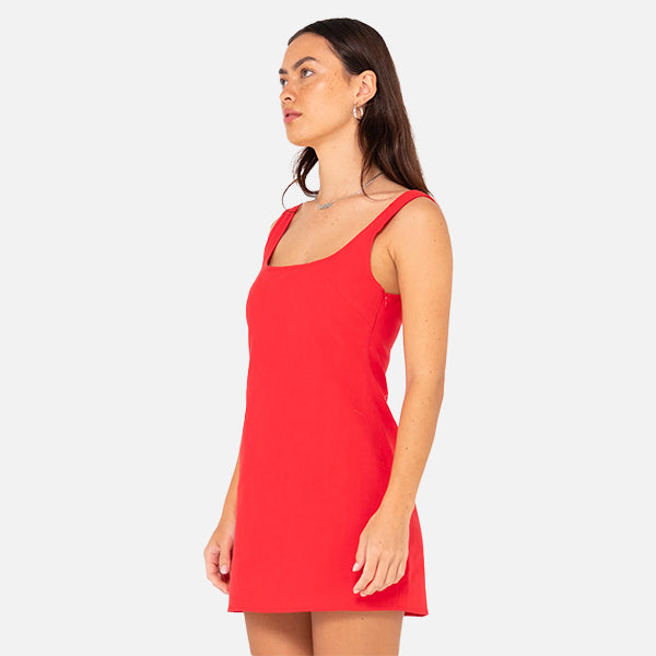 Rusty Meg Slip Dress - Fiesta Red