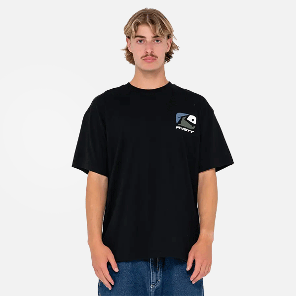 Rusty Phenom Short Sleeve Tee - Black