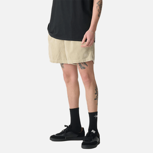 S-Double Cord Coast Boxer Short - Washed Sand